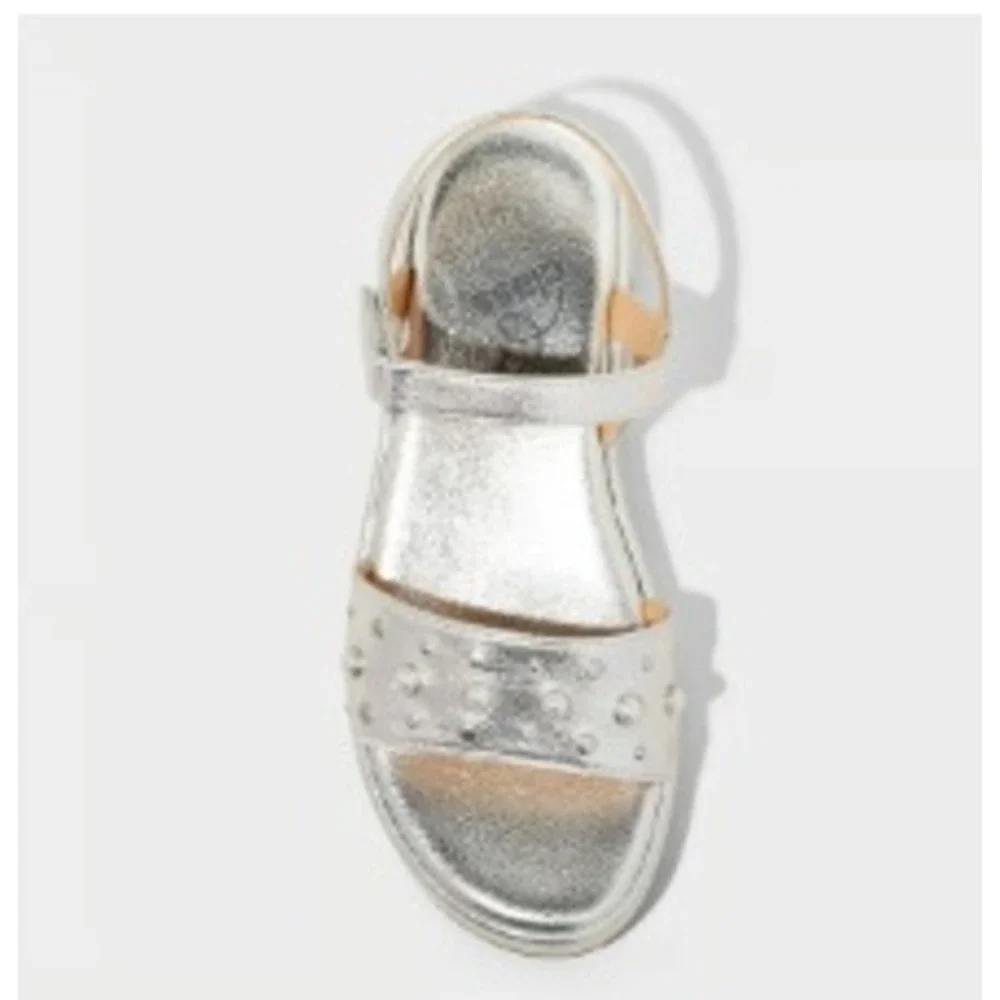 Girls Platform Sandals by Art‎ Class Liana Silver Size 4 New With Tags